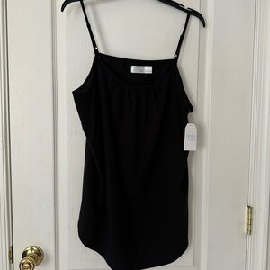 Time and tru black woven cami large